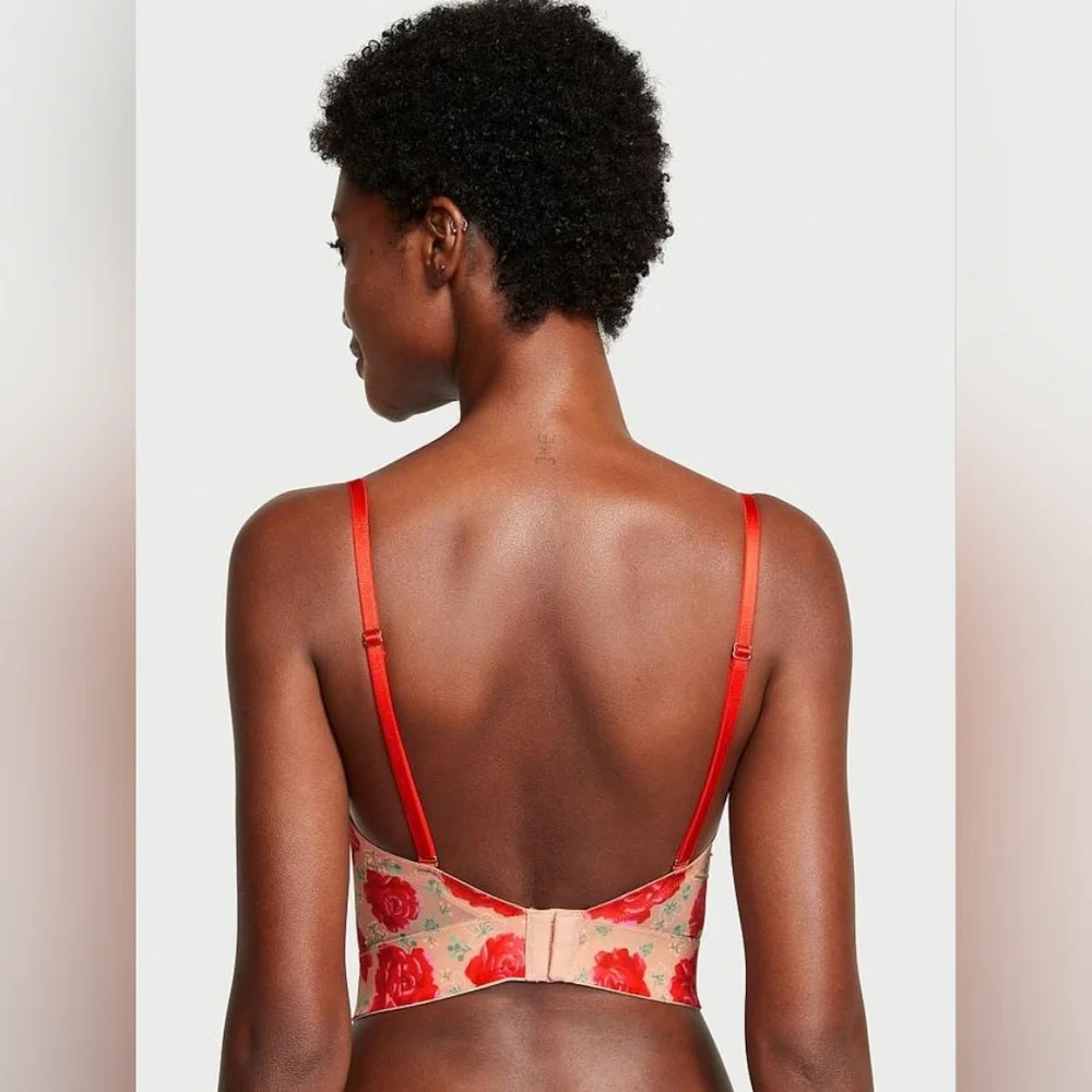 Victoria's Secret Dream‎ Angels Embroidered Illuminating Blooms Bra Top 32B NWT